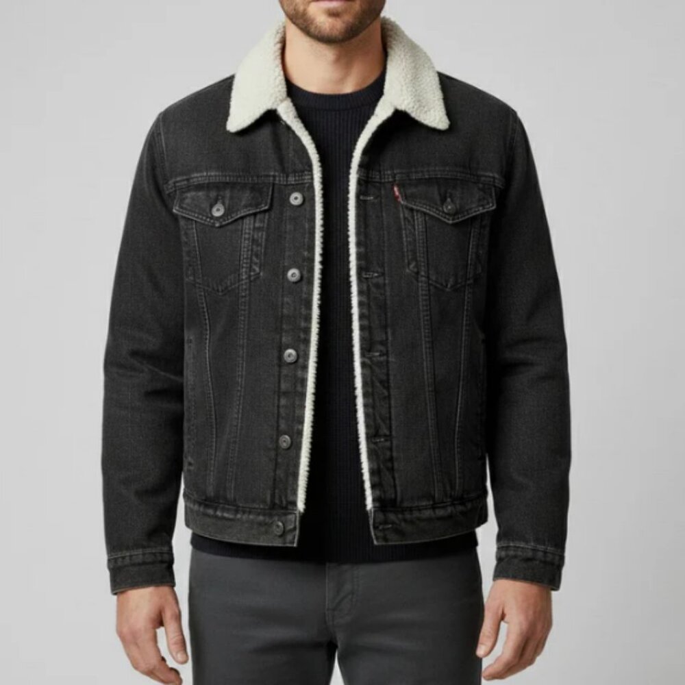 NWOT Levi Men's Type III Sherpa Trucker Jacket